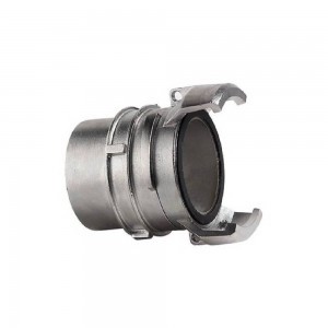 Guillemin coupling BSP Female thread. Mainly used for tanker trucks, silos in industry and agriculture (mainly in BeNeLux). Couplings made of stainless steel , aluminium or polypropylene.