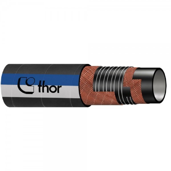 25 Thor hose for pumping and transporting acids and other chemicals. Used in the chemical, food industry, in the production of alcoholic beverages. May be used in explosive atmospheres.