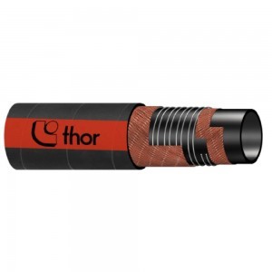60 hor hose for pumping and transporting hot bitumen, paraffin and grease. Suitable for use in tank trucks and the oil industry. It can also be used for pumping and transporting hydraulic fluids.